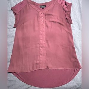 Fortune + Ivy Helina Mixed Material Blouse. Size Medium. Good condition.